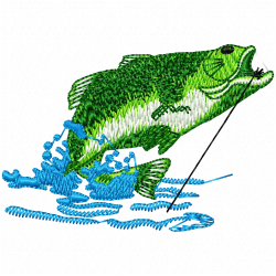 Fishes Embroidery Design 5 Fishes Embroidery Design 5